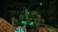 Stone golem enemy glowing with green energy in a moss-covered dungeon room in Everwind
